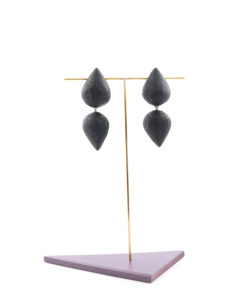 Double drop earrings * pointy